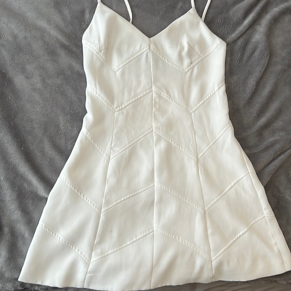 white short dress